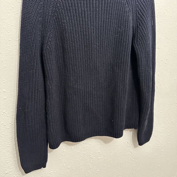 Quince Navy Blue Crew Neck Sweater - Picture 9 of 9